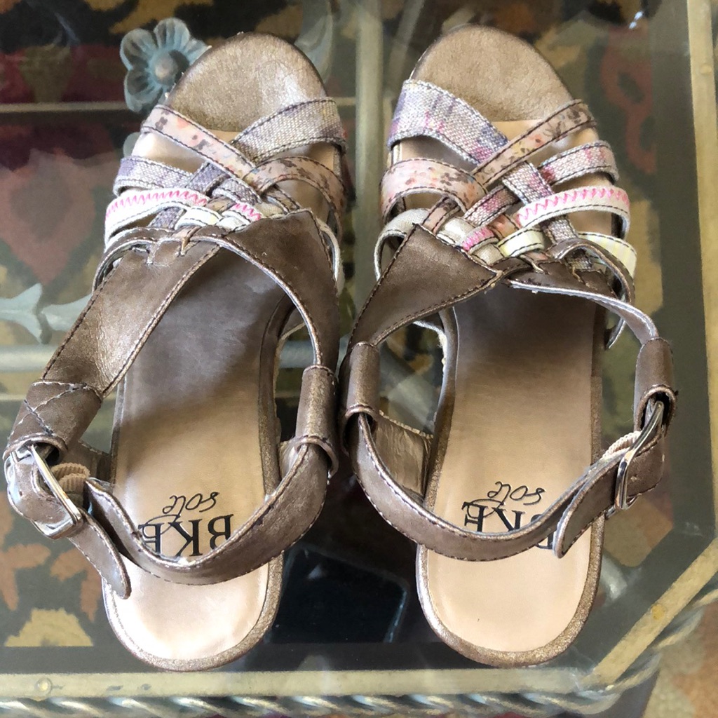 Cute Bke Patchwork Sandals